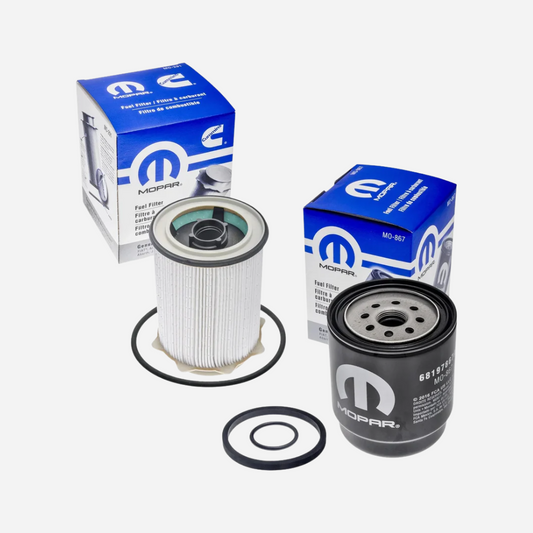 Mopar Oil Fuel Filter Set 68197867AB, 68157291AA (MO-867, MO-291) 6.7L Cummins for 2013-2018 Dodge Ram 2500-5500